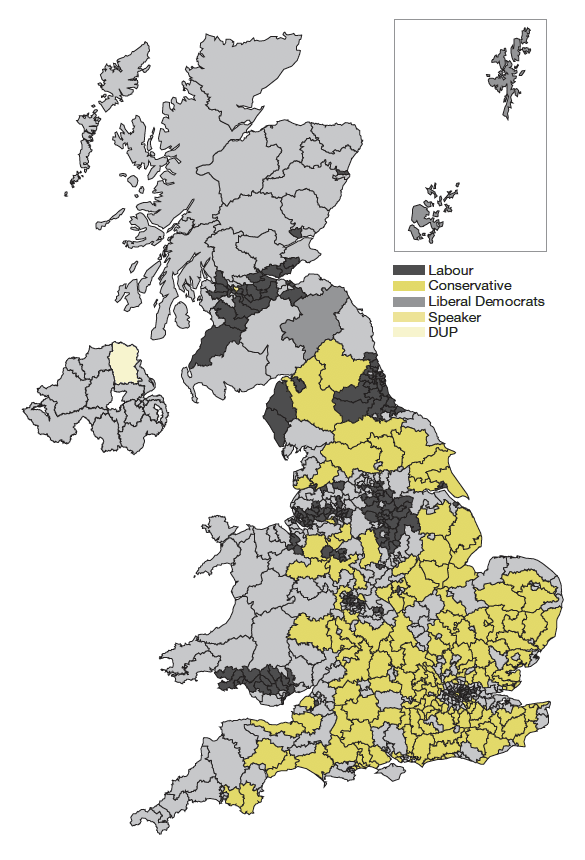 ‘Safe Seat’ constituencies held by the same party since 1970