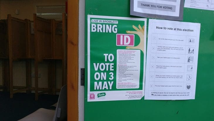 Bromley voter ID project