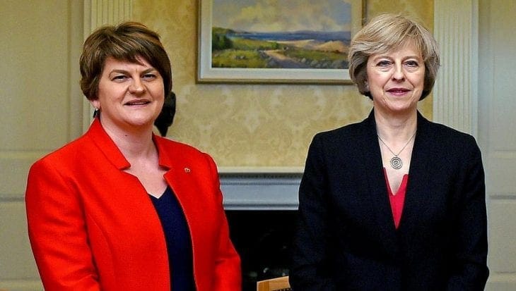 Arlene Foster and Theresa May