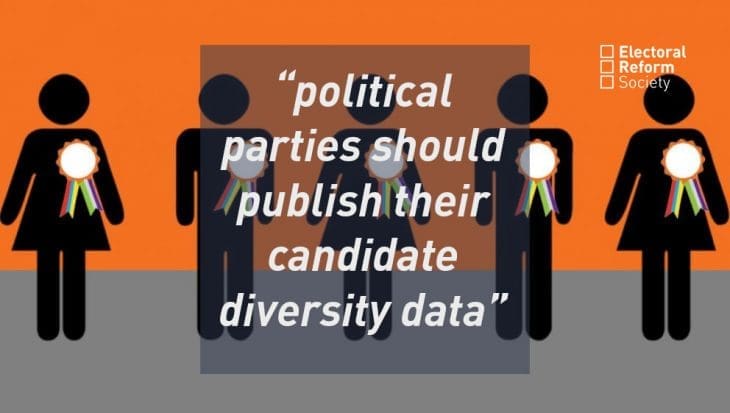 Political parties should publish their candidate diversity data