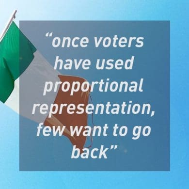 proportional representation in ireland