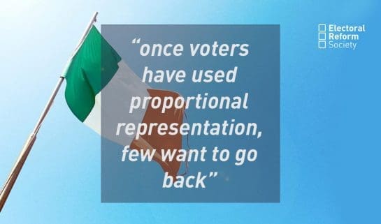 proportional representation in ireland