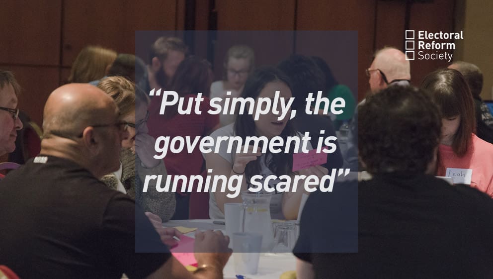 Put simply, the government is running scared