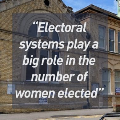 Electoral systems play a big role in the number of women elected