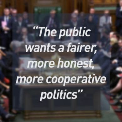 The public wants a fairer, more honest, more cooperative politics