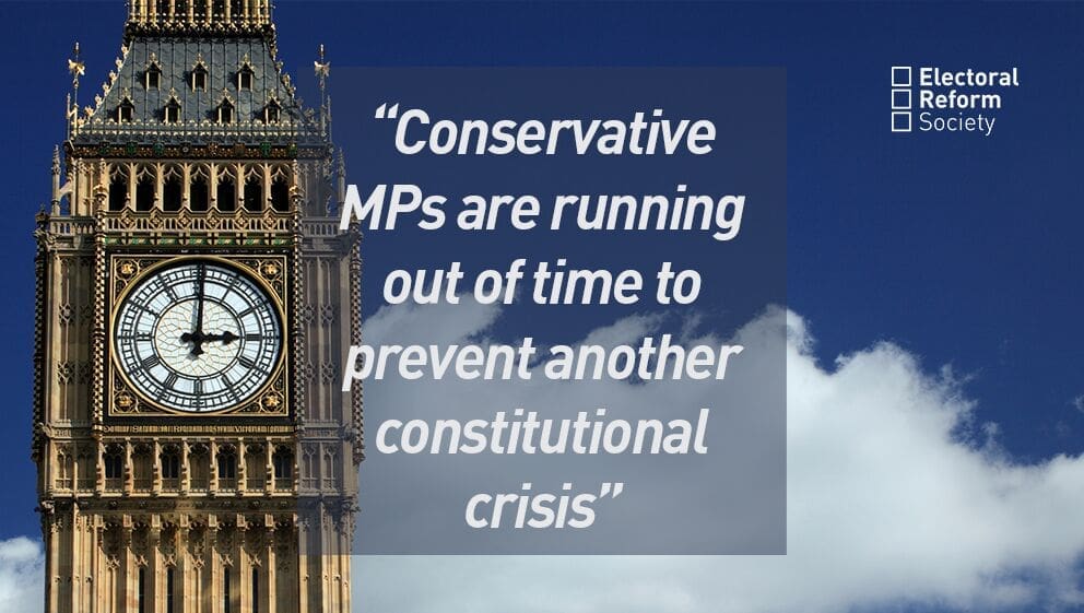 Conservative MPs are running out of time to prevent another crisis