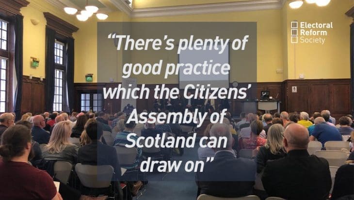 There’s plenty of good practice which the Citizens’ Assembly of Scotland can draw on
