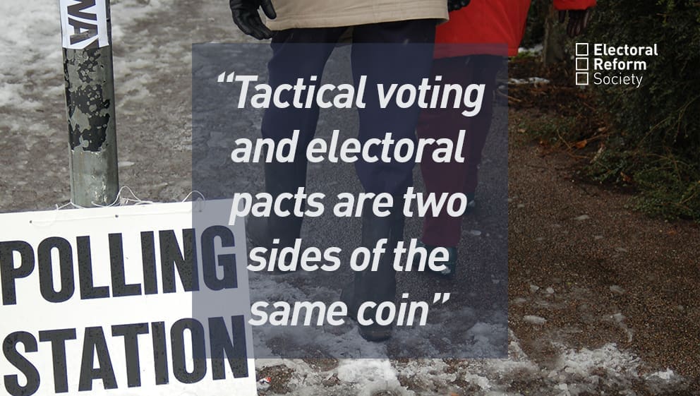 Tactical voting and electoral pacts are two sides of the same coin