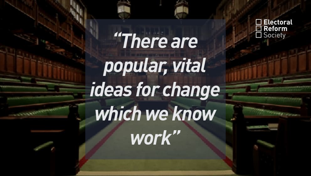 There are popular, vital ideas for change which we know work