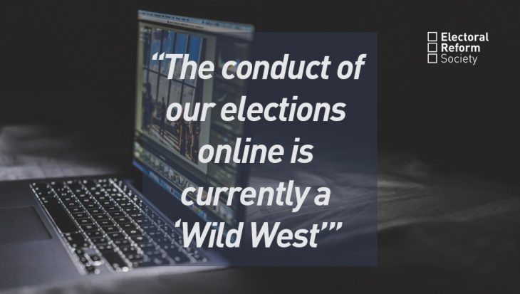 “The conduct of our elections online is currently a ‘Wild West’”