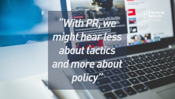 With PR, we might hear less about tactics and more about policy