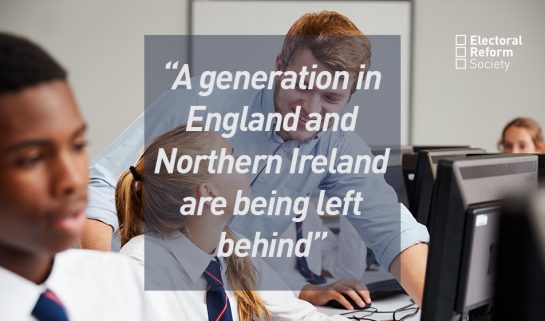A generation in England and Northern Ireland are being left behind