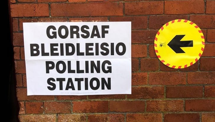 Welsh Polling station