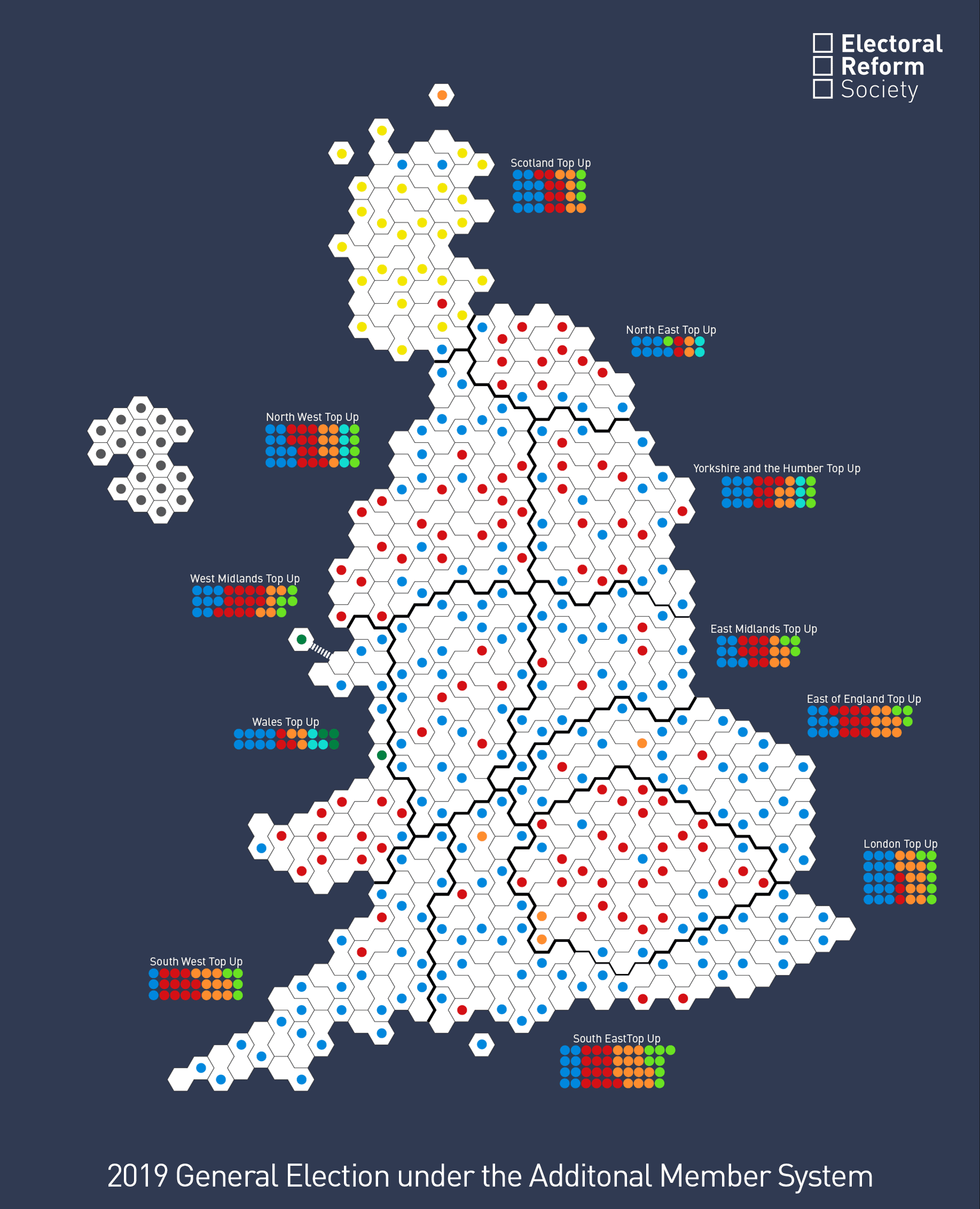 2019 general election under AMS