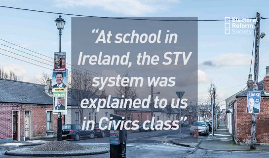 At school in Ireland, the STV system was explained to us in Civics class