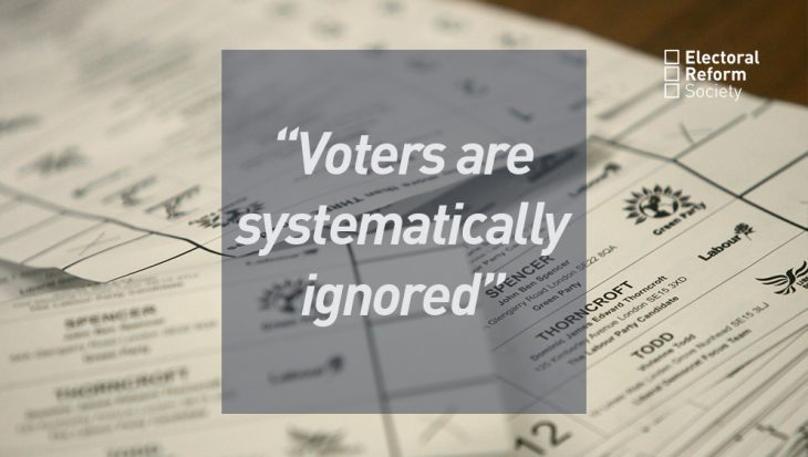 Voters are systematically ignored