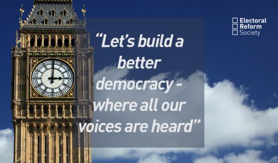 lets build a better democracy, where all our voices are heard