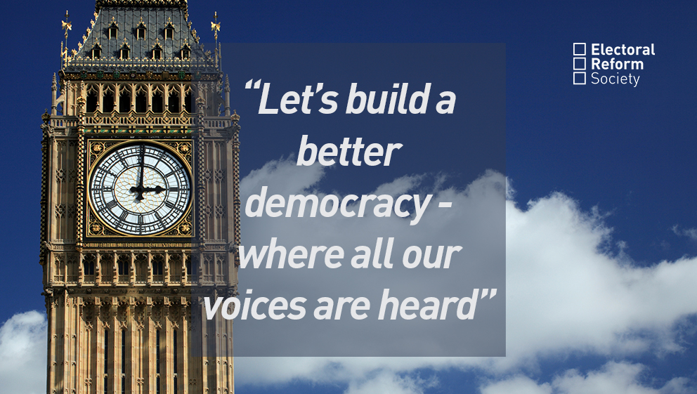 lets build a better democracy, where all our voices are heard