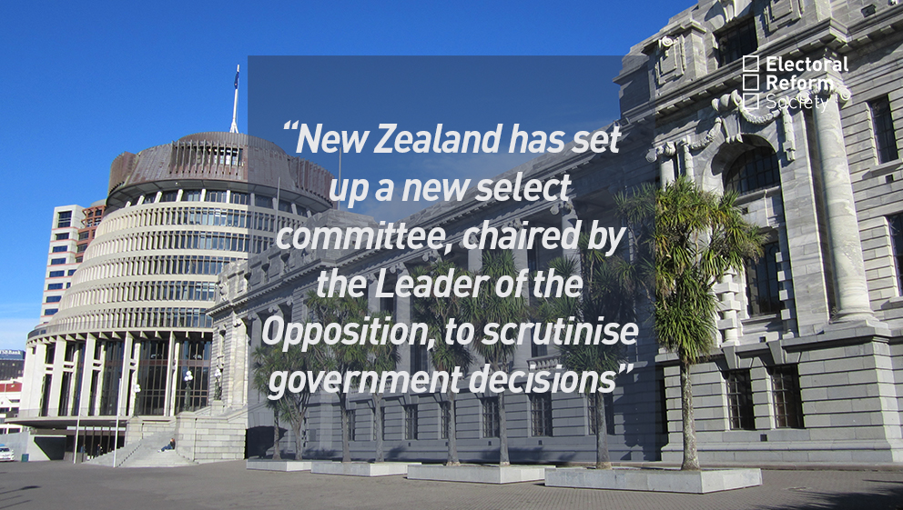 New Zealand has set up a new select committee, chaired by the Leader of the Opposition, to scrutinise government decisions
