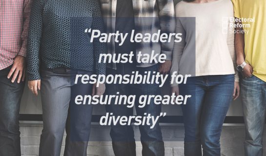 Party leaders must take responsibility for ensuring greater diversity