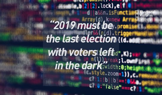 2019 must be the last election with voters left in the dark