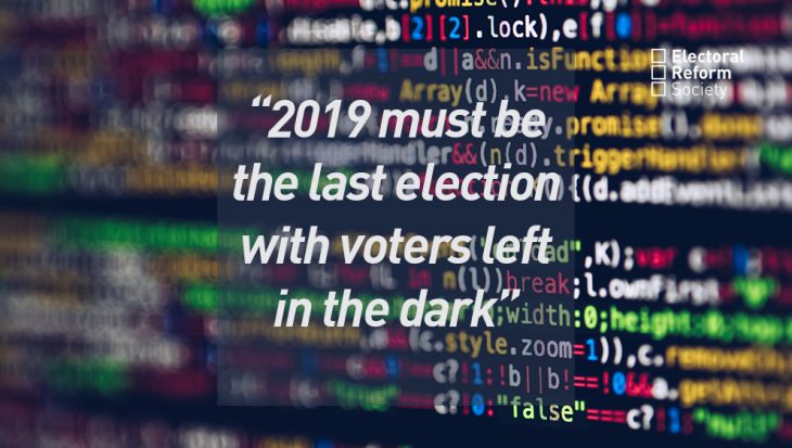 2019 must be the last election with voters left in the dark