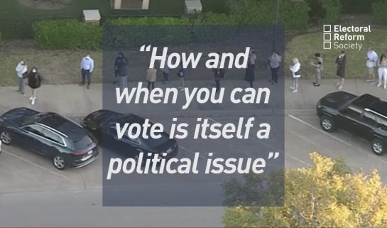 How and when you can vote is itself a political issue