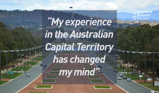 My experience in the Australian Capital Territory has changed my mind