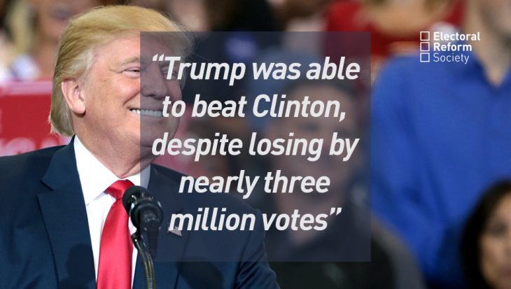 Trump was able to beat Clinton, despite losing by nearly three million votes