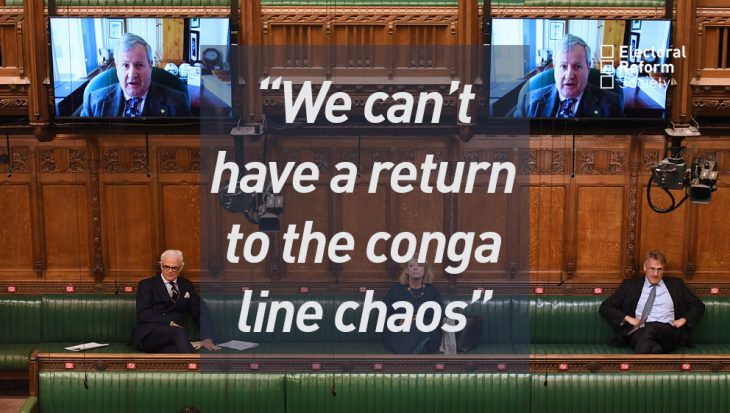 We can’t have a return to the conga line chaos