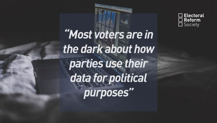 most voters are in the dark about how parties use their data for political purposes