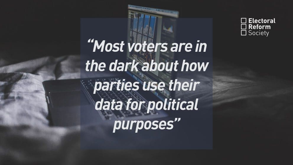 most voters are in the dark about how parties use their data for political purposes