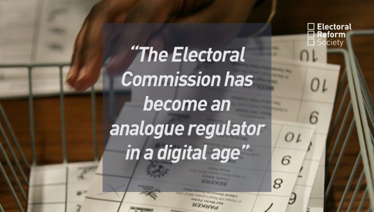 The Electoral Commission has become an analogue regulator in a digital age