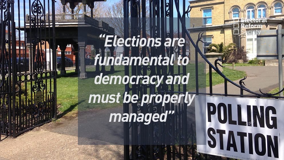 Elections are fundamental to democracy and must be properly managed