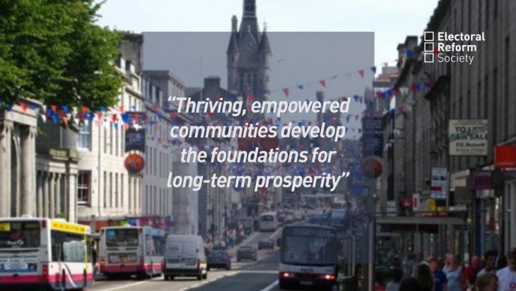 Thriving, empowered communities develop the foundations for long term prosperity
