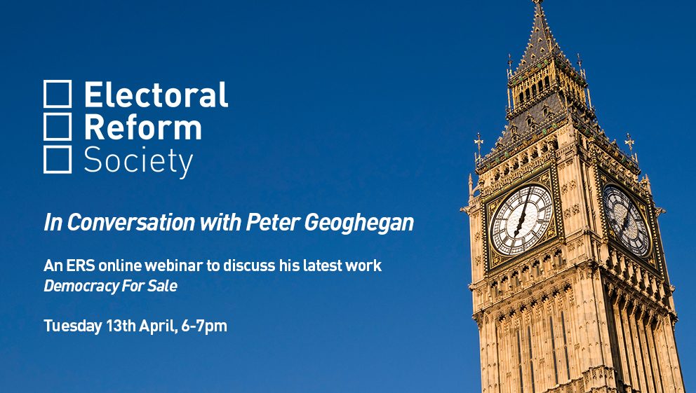 EVENT: In Conversation with Peter Geoghegan - April 13th