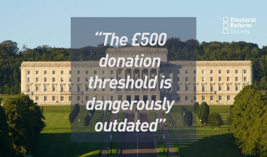 The £500 donation threshold is dangerously outdated