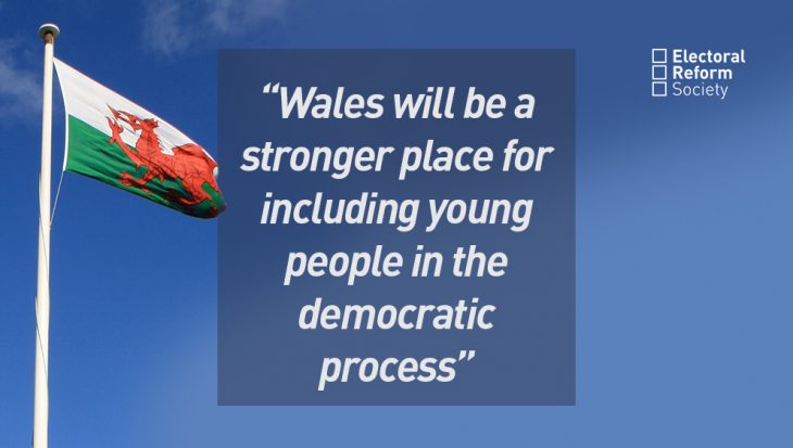 Wales will be a better and stronger place for including young people in the democratic process