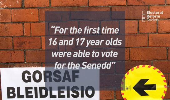 For the first time 16 and 17 year olds were able to vote for the Senedd