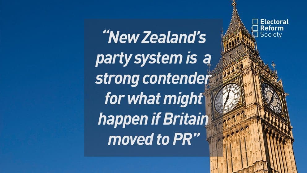 New Zealand’s party system is a strong contender for what might happen if Britain moved to PR