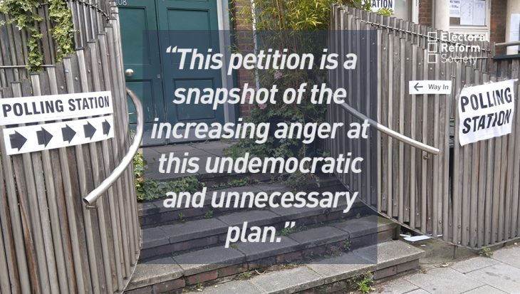 This petition is a snapshot of the increasing anger from all corners at this undemocratic and unnecessary plan