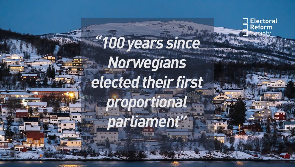 100 years since Norwegians elected their first proportional parliament