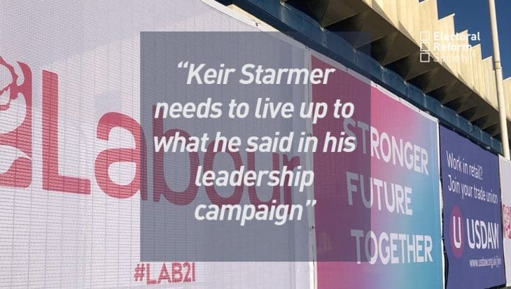 Keir Starmer needs to live up to what he said in his leadership campaign 