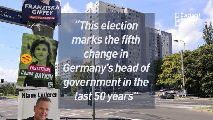 This election marks the fifth change in Germany’s head of government in the last 50 years