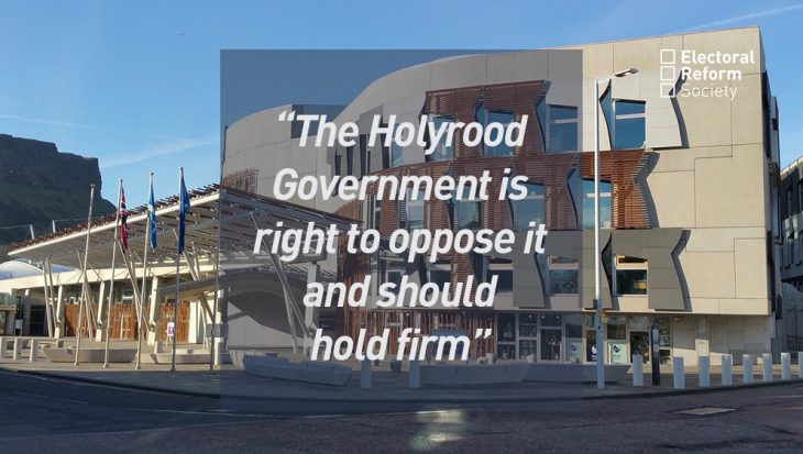 The Holyrood Government is right to oppose it and should hold firm