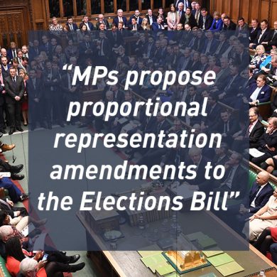 MPs propose proportional representation amendments to the Elections Bill