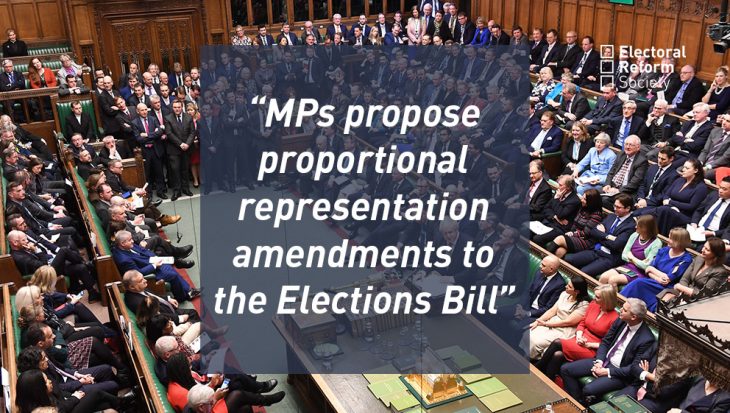 MPs propose proportional representation amendments to the Elections Bill