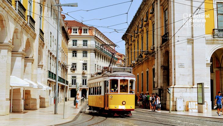 A tram in portugal