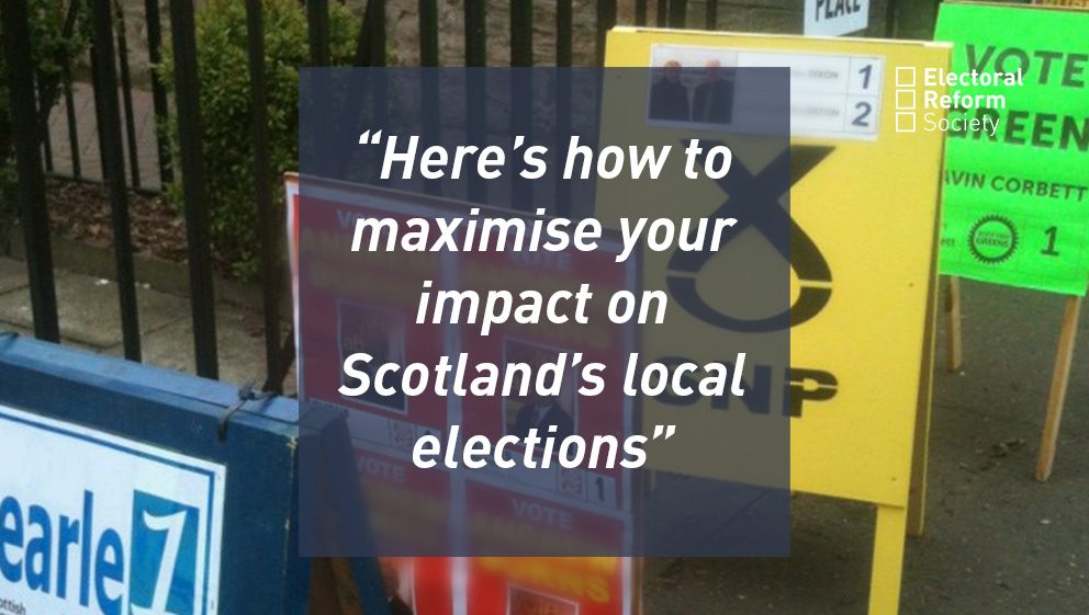 Here’s how to maximise your impact on Scotland’s local elections