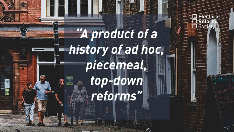 A product of a history of ad hoc piecemeal top-down reforms